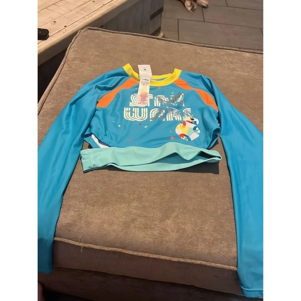 Disney parks girls rash guard swim top -Star Wars